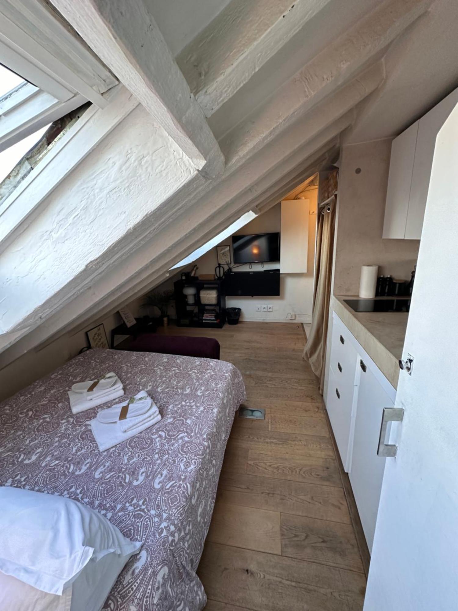 Ferienwohnung Marais Rooftop Studio - Metro Filles Du Calvaire Paris Exterior foto