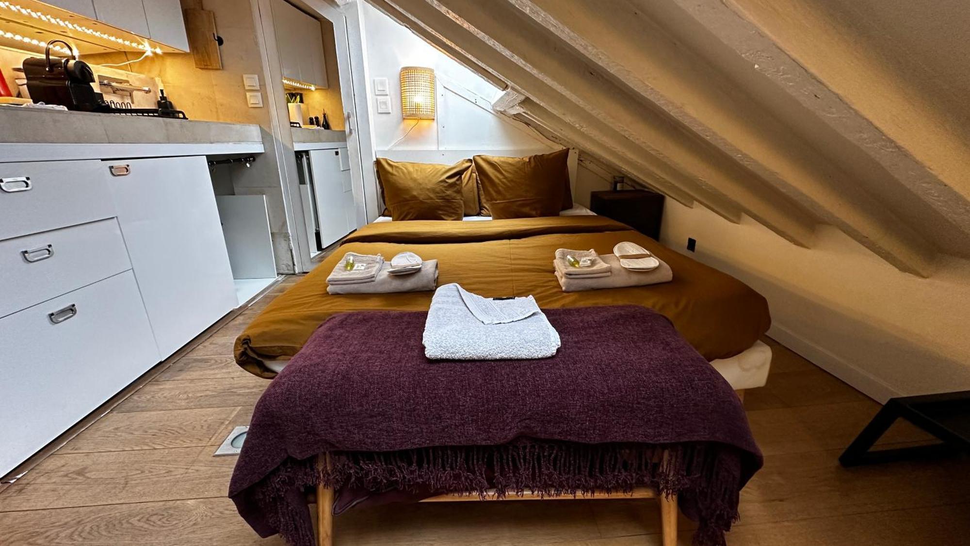 Ferienwohnung Marais Rooftop Studio - Metro Filles Du Calvaire Paris Exterior foto
