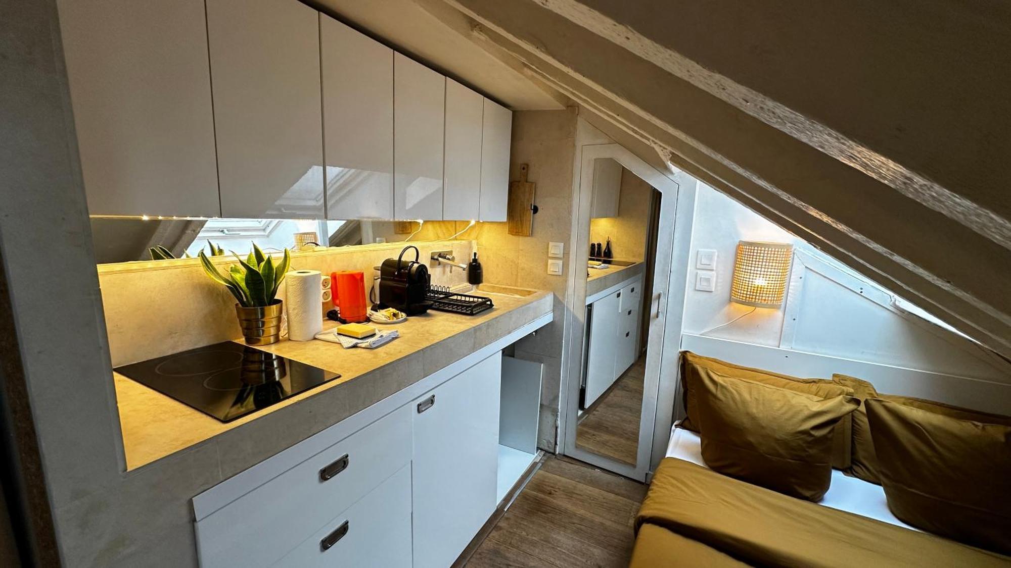 Ferienwohnung Marais Rooftop Studio - Metro Filles Du Calvaire Paris Exterior foto